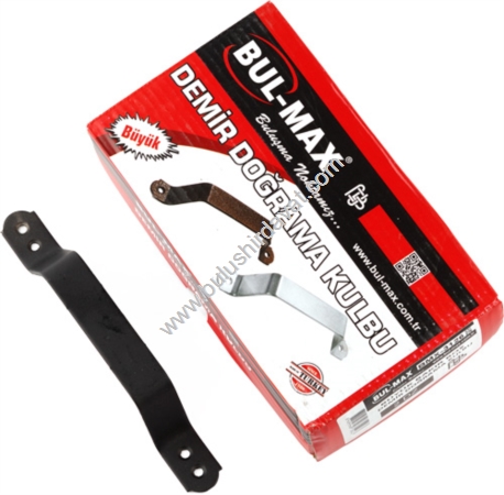 BULMAX (BEŞEL) DEMİR DOĞRAMA KULP BÜYÜK SİYAH (24 ADET) BMX3125